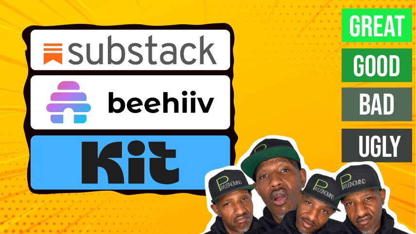 Substack vs Beehiiv vs Kit (2025): Best Newsletter Platform for Creators
